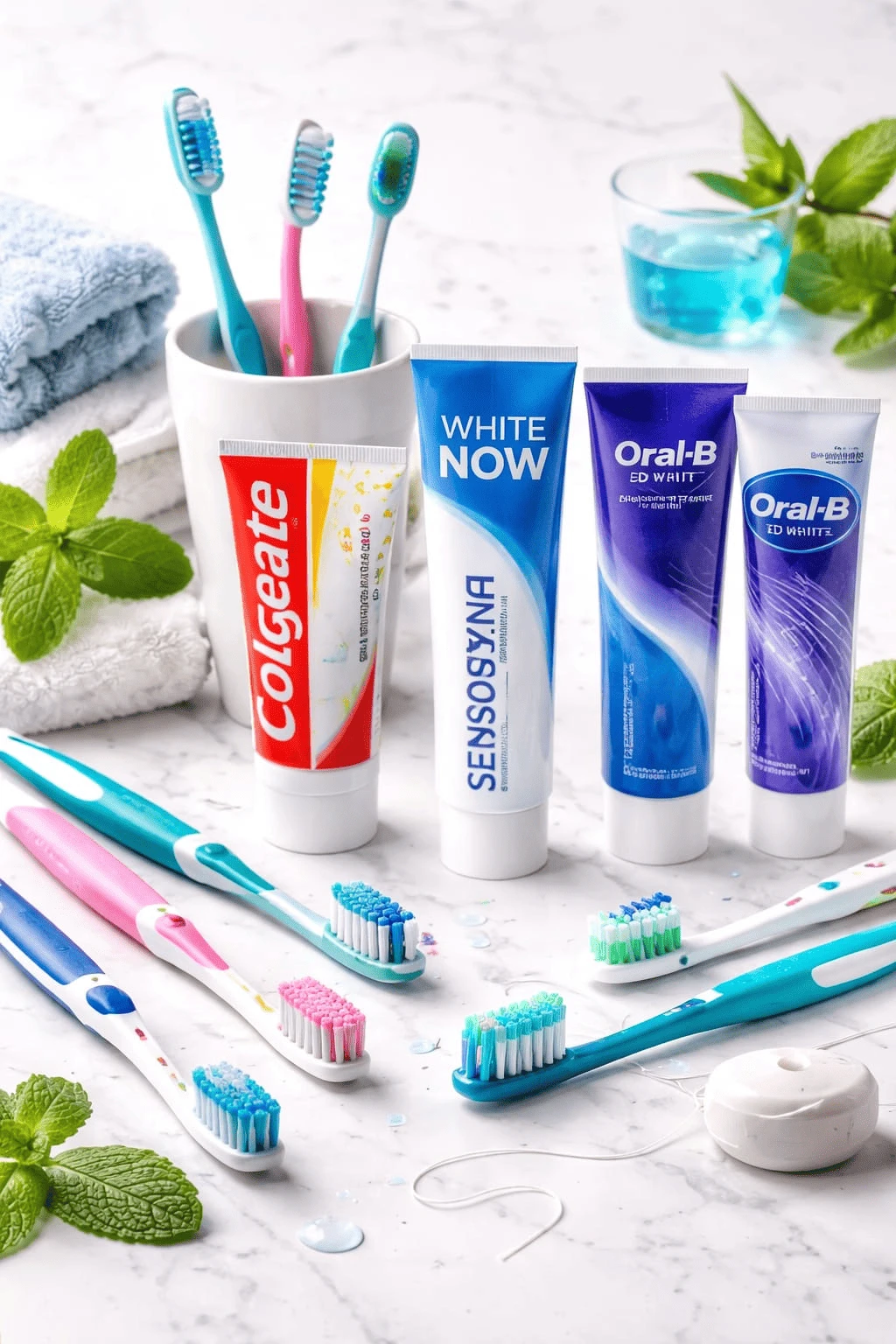 فراشي أسنان ومعجون